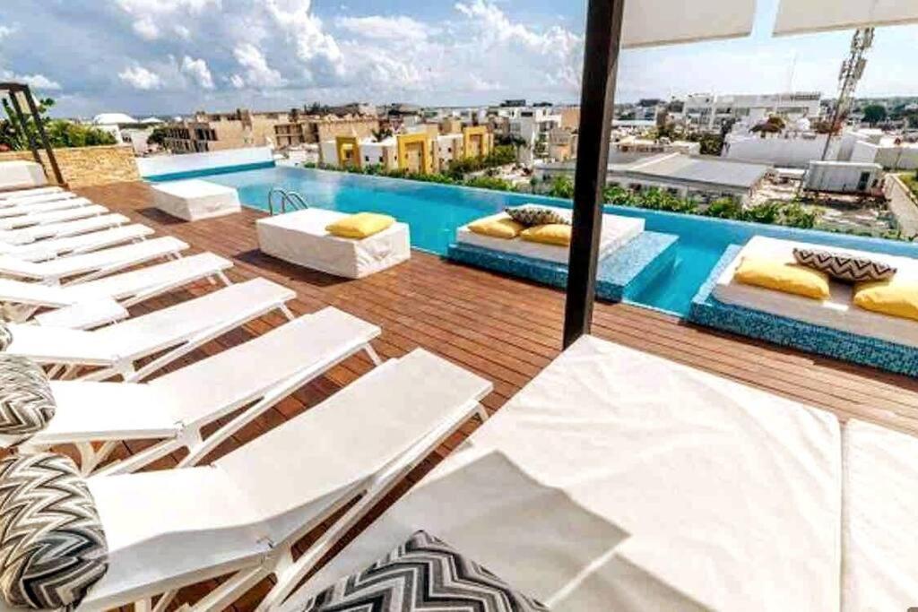 Your Exclusive Studio In The City - Top Amenities & Services For Free!! Плая-дель-Кармен Экстерьер фото